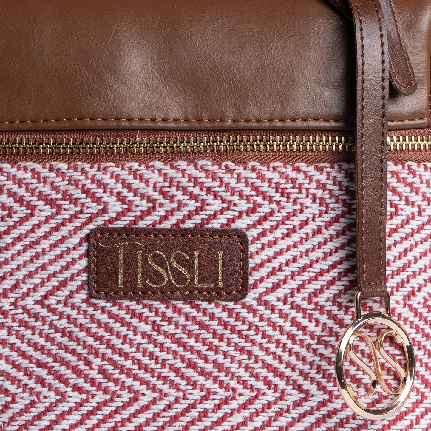Red Chevron Backpack