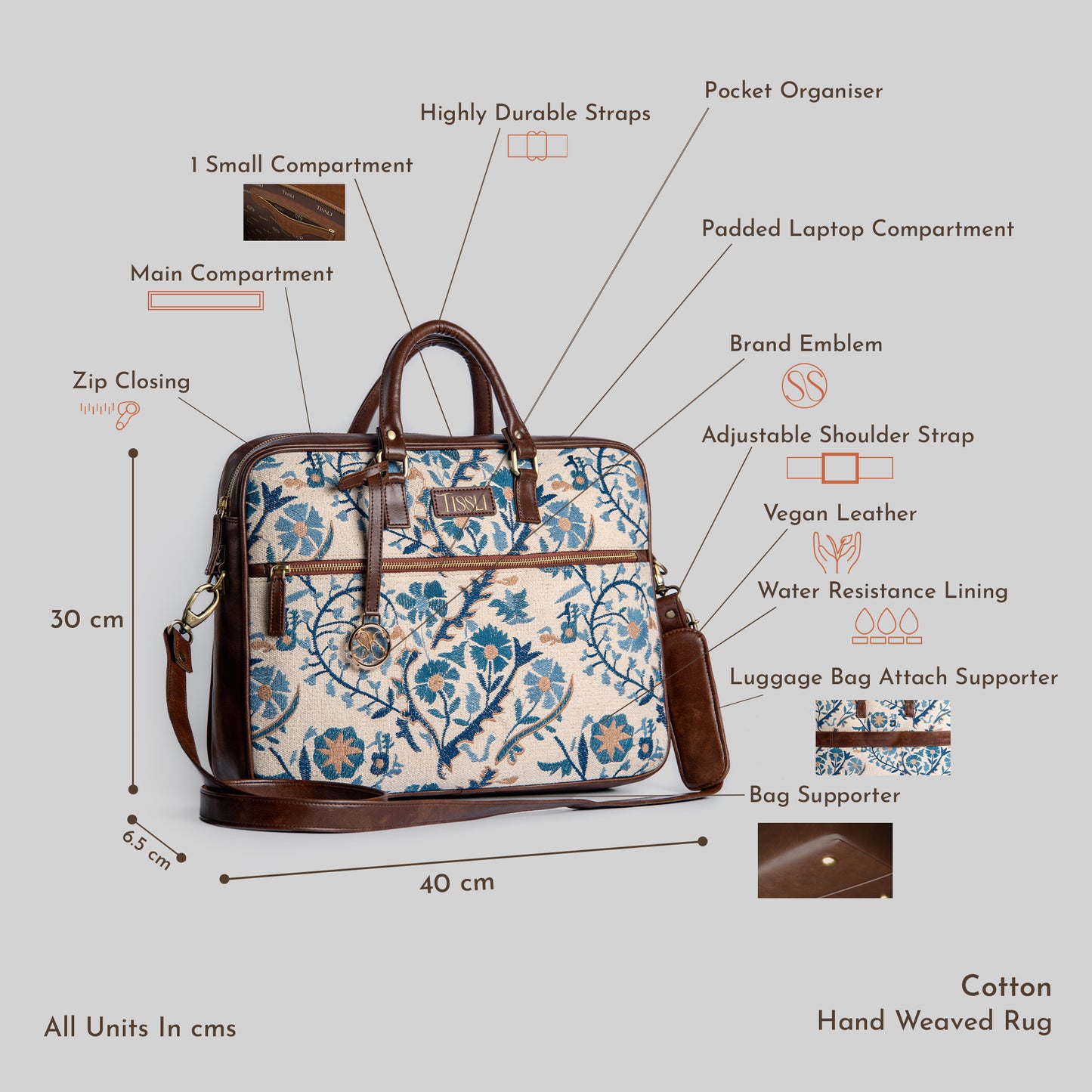 Paisley Paradise Laptop Bag