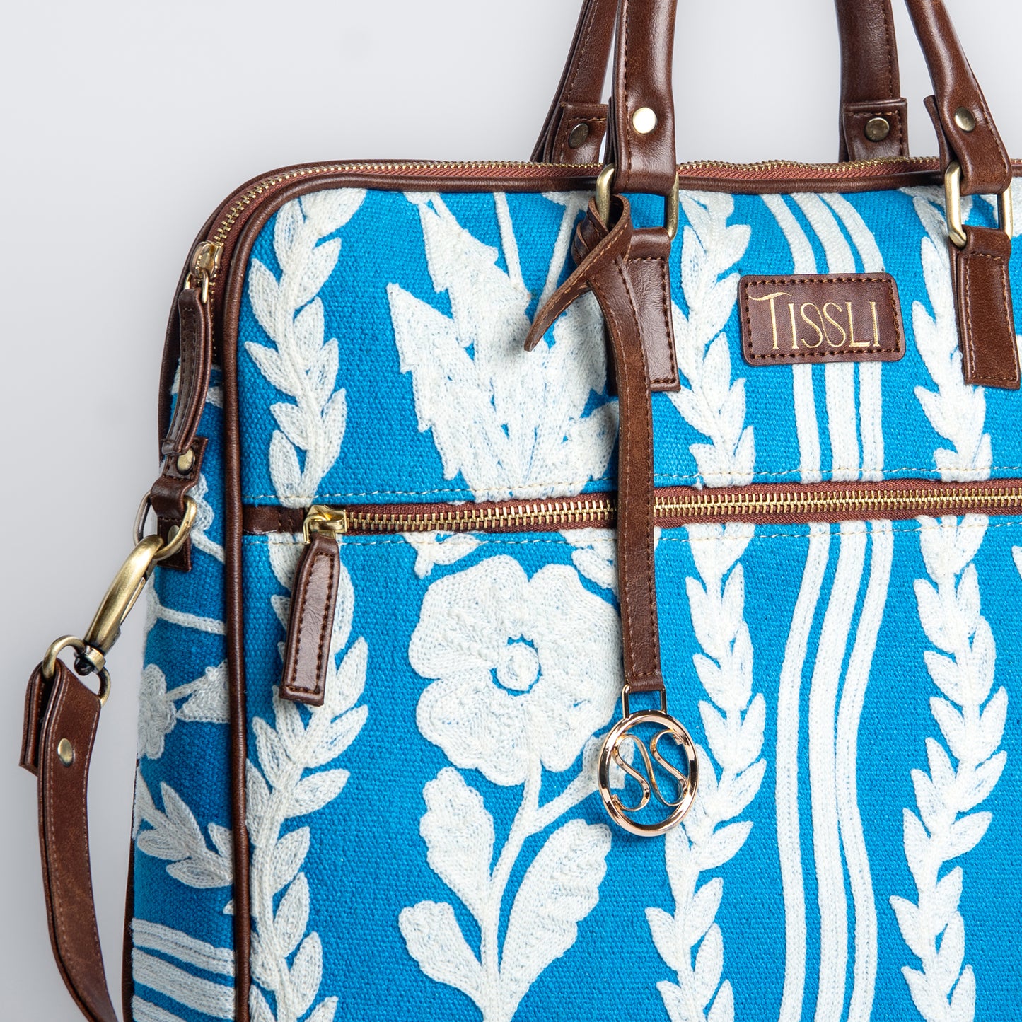 Chikankari Laptop Bag