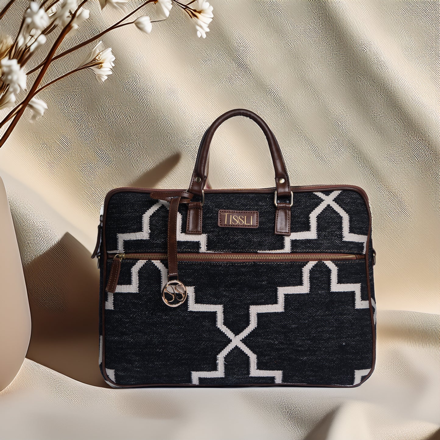 Sapphire Lattice Laptop Bag