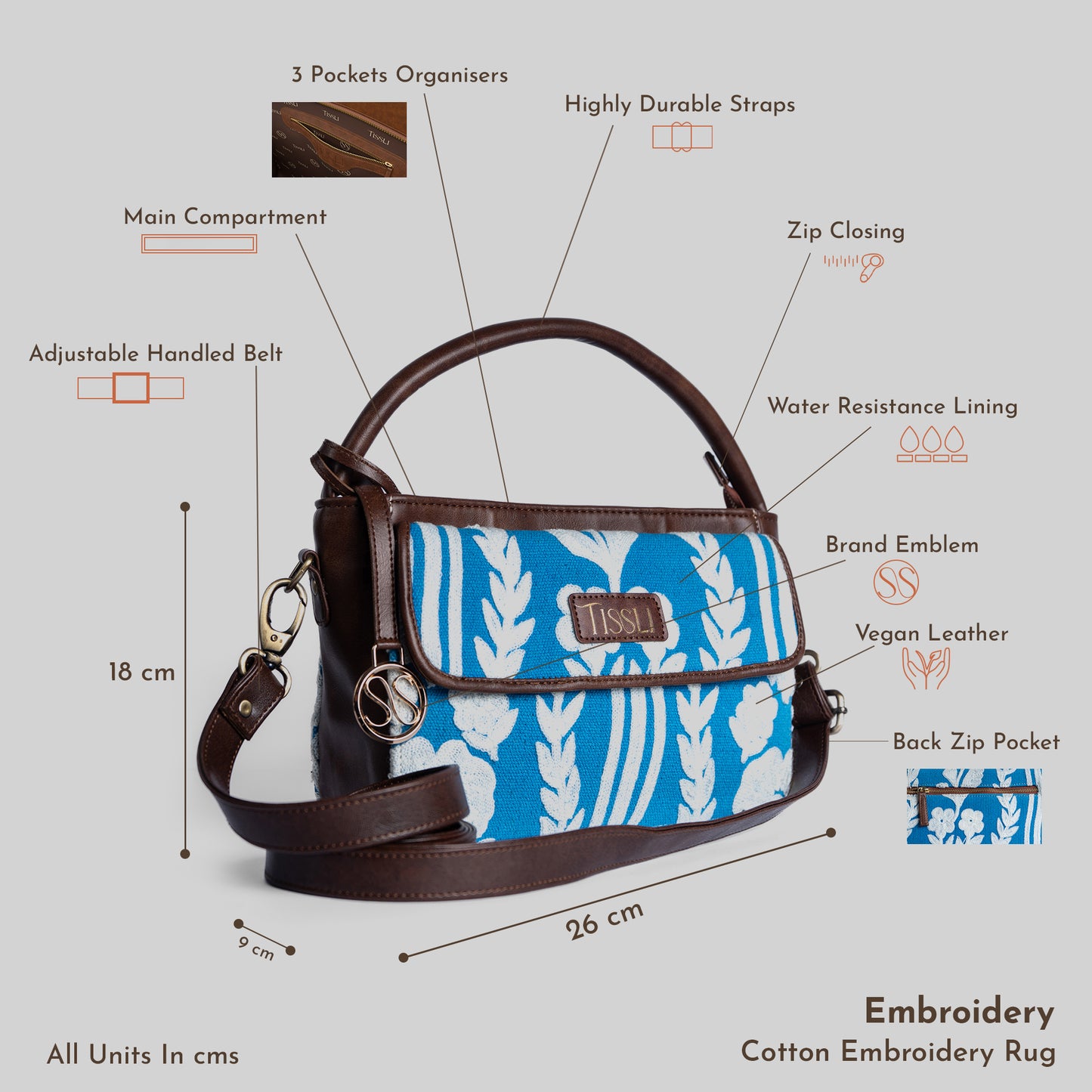 Chikankari Sling Bag