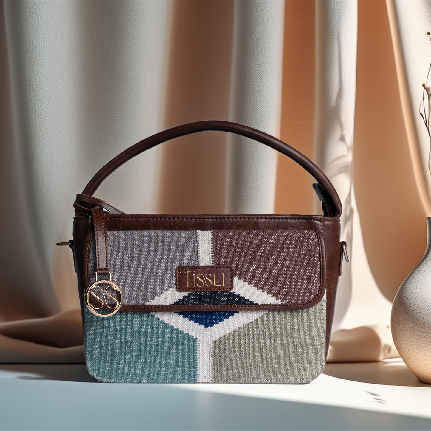 Honeycomb Hues Sling Bag