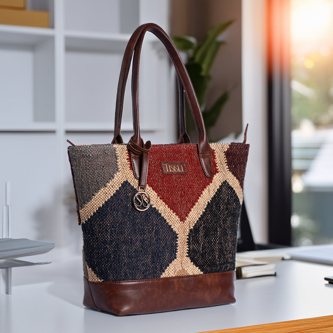 Gemstone Mosaic Tote Bag
