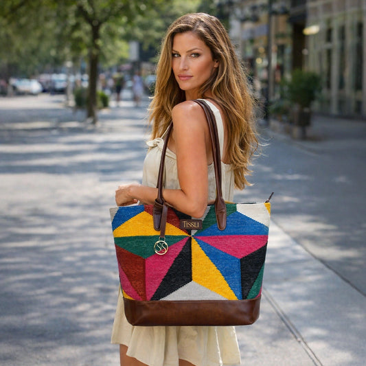 Rangoli Tote Bag – Handcrafted Style