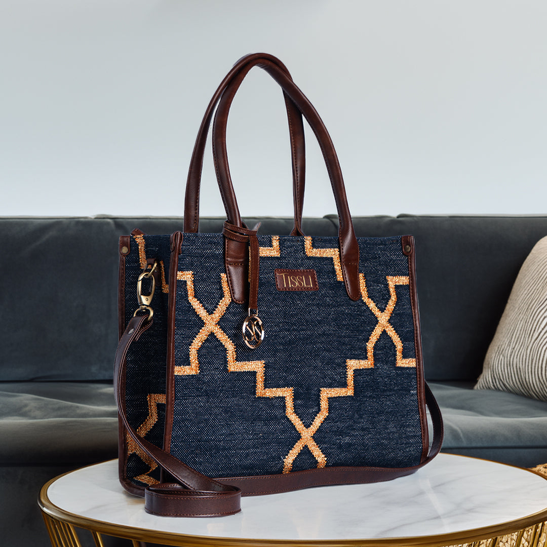 Celestial Lattice Tote Bag