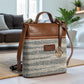 Handwoven Stripe Backpack