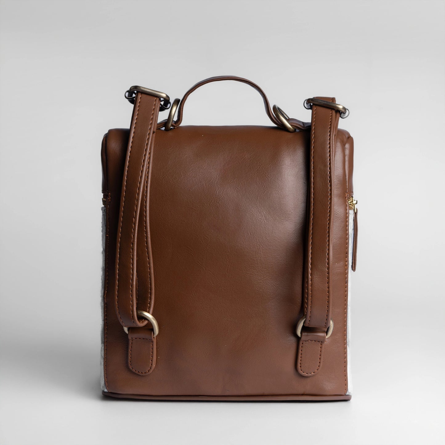 Chikankari Backpack | Blue handwoven design with delicate white embroidery for everyday elegance