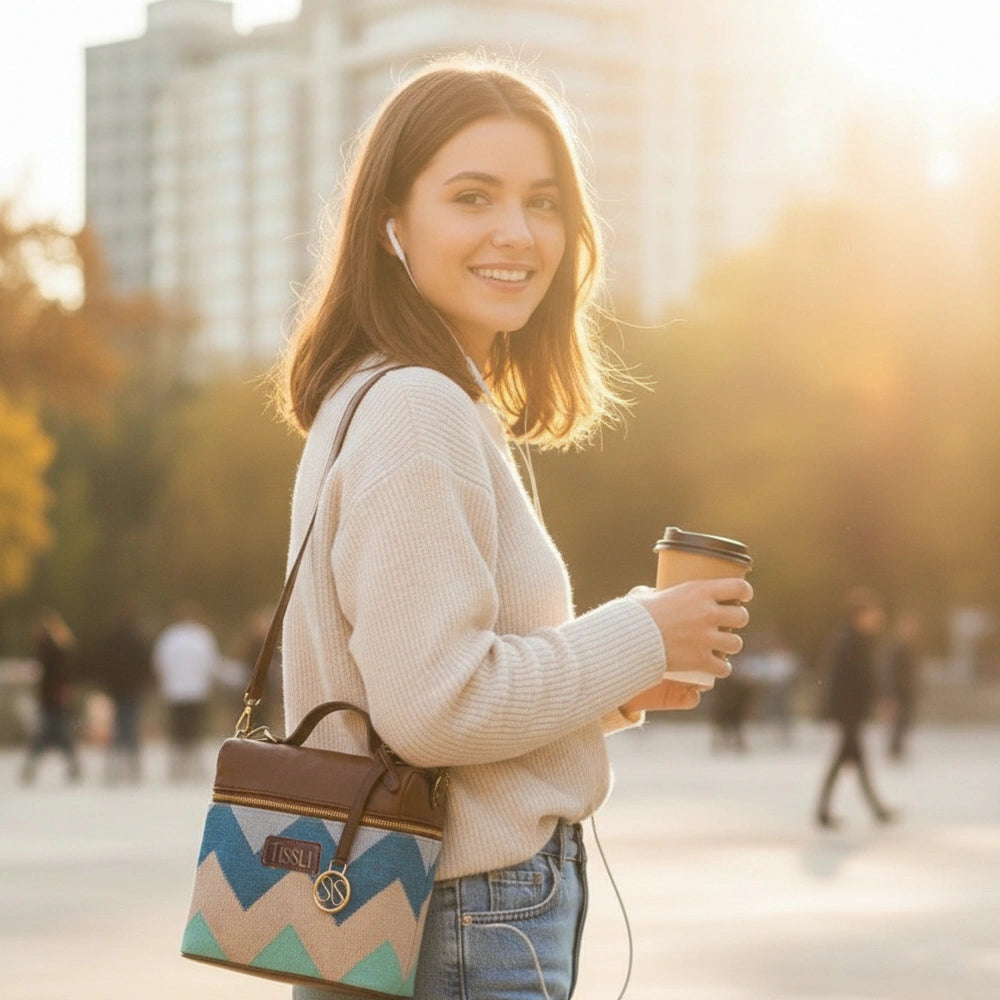 Dream Weaver Backpack | Soft-toned handcrafted design made for comfort and everyday travel