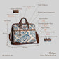 Paisley Paradise - Embroidery Art Laptop Bag for Everyday Work