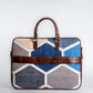 Honeycomb Windows -  Handcrafted Laptop Bag Leather Base
