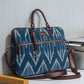 Indigo Chevron Laptop Bag