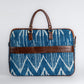 Indigo Chevron Laptop Bag