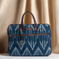 Indigo Chevron Laptop Bag