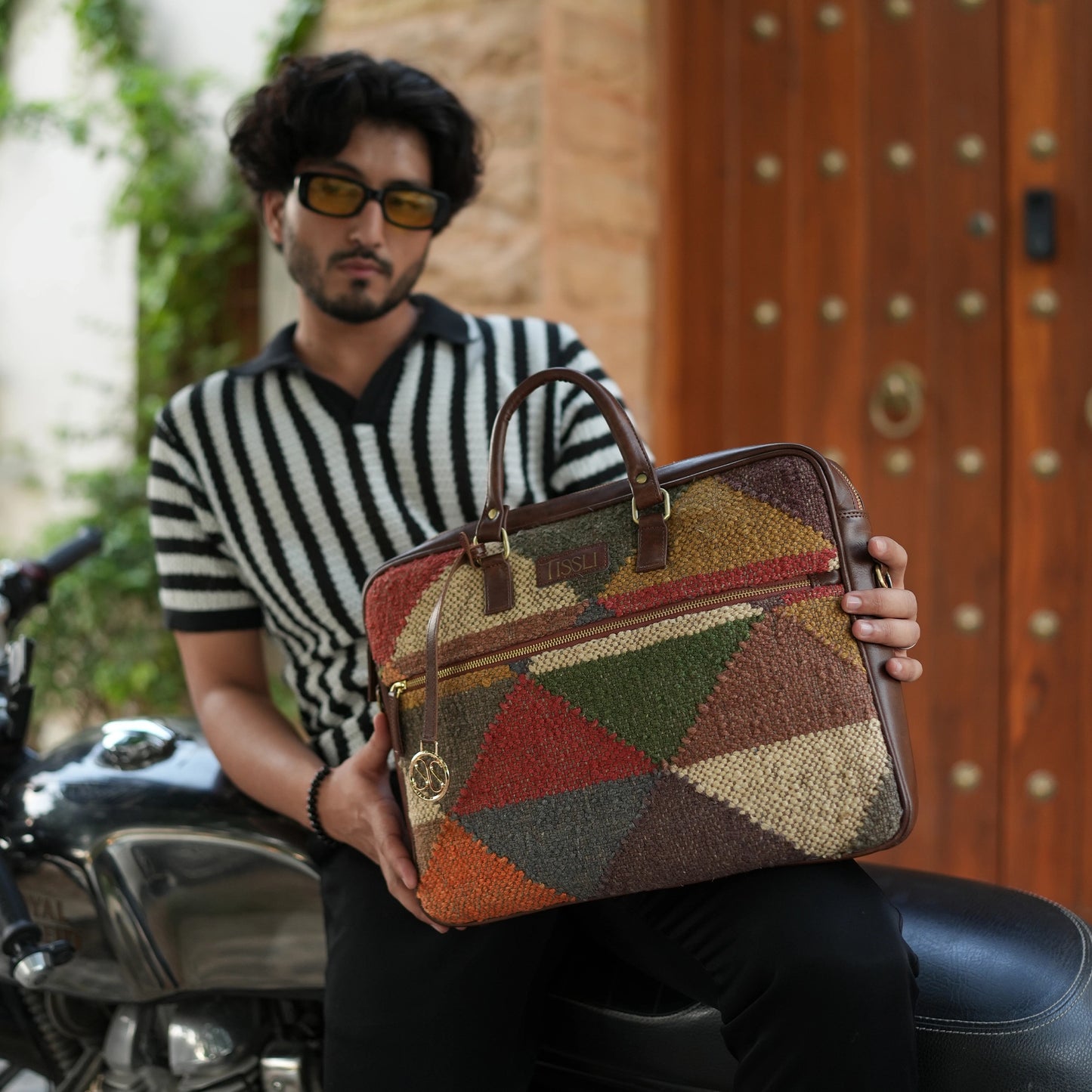 Multicolour Angles - Office Work Briefcase Bag