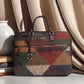 Geometric Gem Laptop Bag | Handwoven multicolor pattern that adds craft and color to your workday