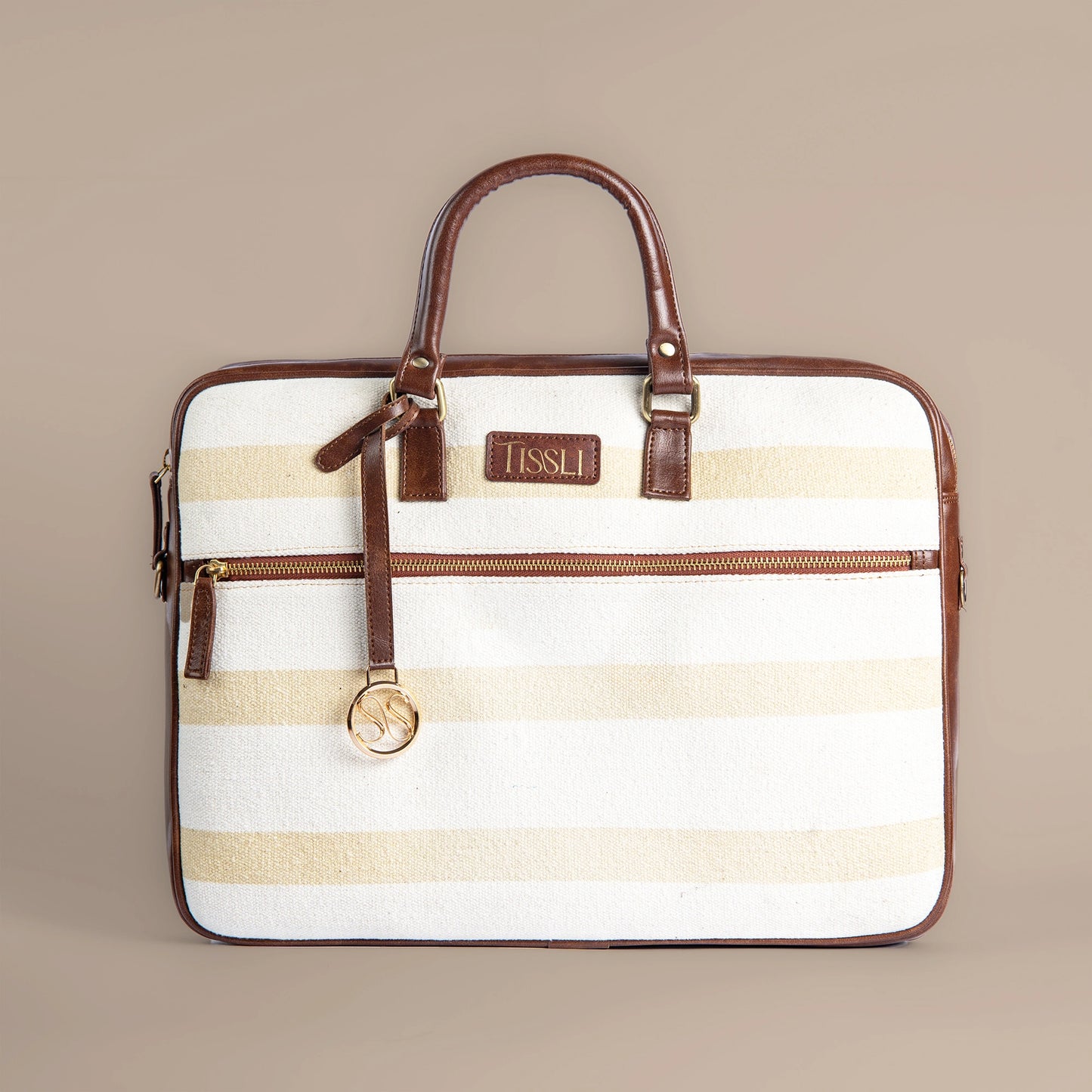 Lazy Stripes Laptop Bag - Briefcase with Shoulder Support