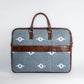 Stone Grey - Handcrafted Brief Case Laptop Bag