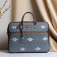 Skylight Serenity Laptop Bag | Handwoven blue design that brings calm and class to your workdays
