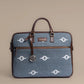 Stone Grey - Handcrafted Brief Case Laptop Bag