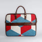 Iconic Cube - Laptop Bag with Brown Leather Briefcase