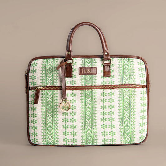 Winter Forest | Handcrafted Briefcase Laptop Bag