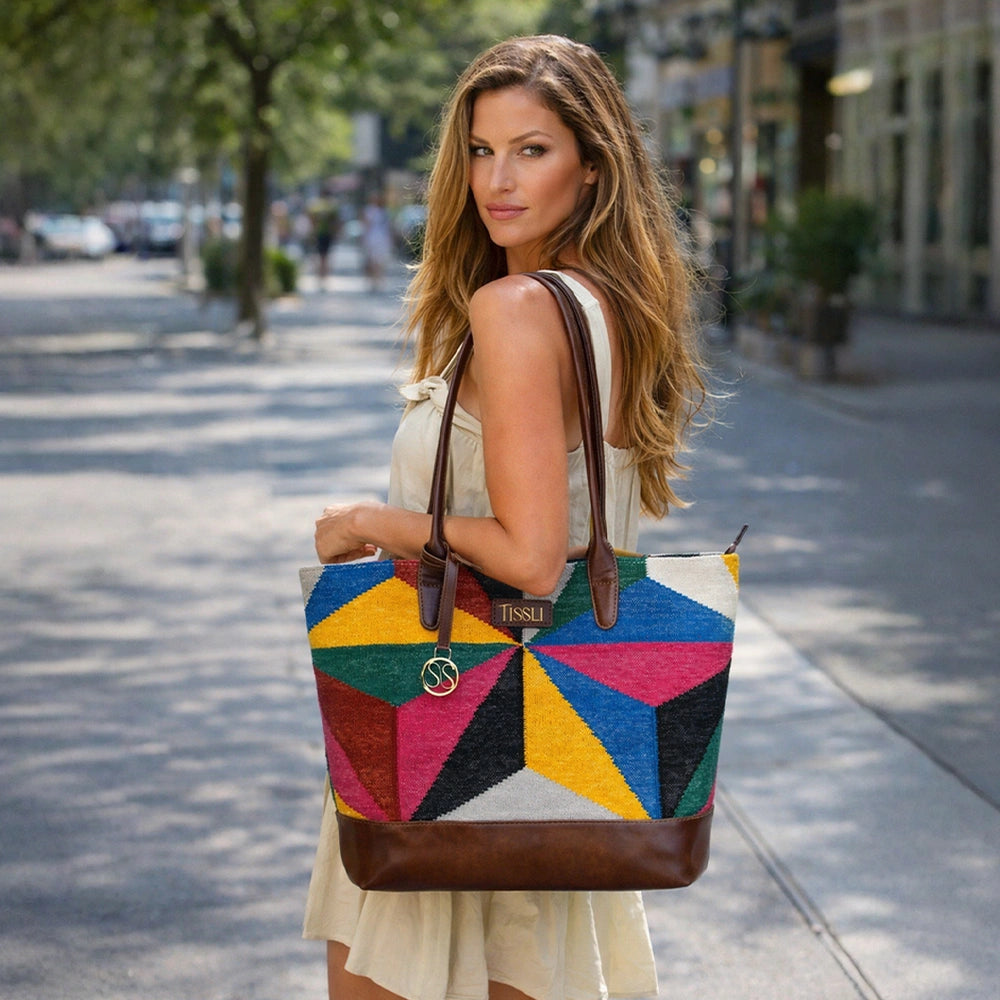 Rangoli Tote Bag – Handcrafted Style