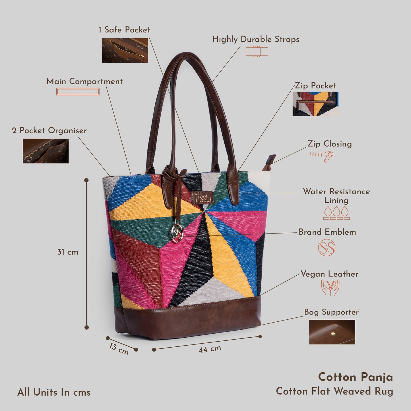 Rangoli Tote Bag – Handcrafted Style