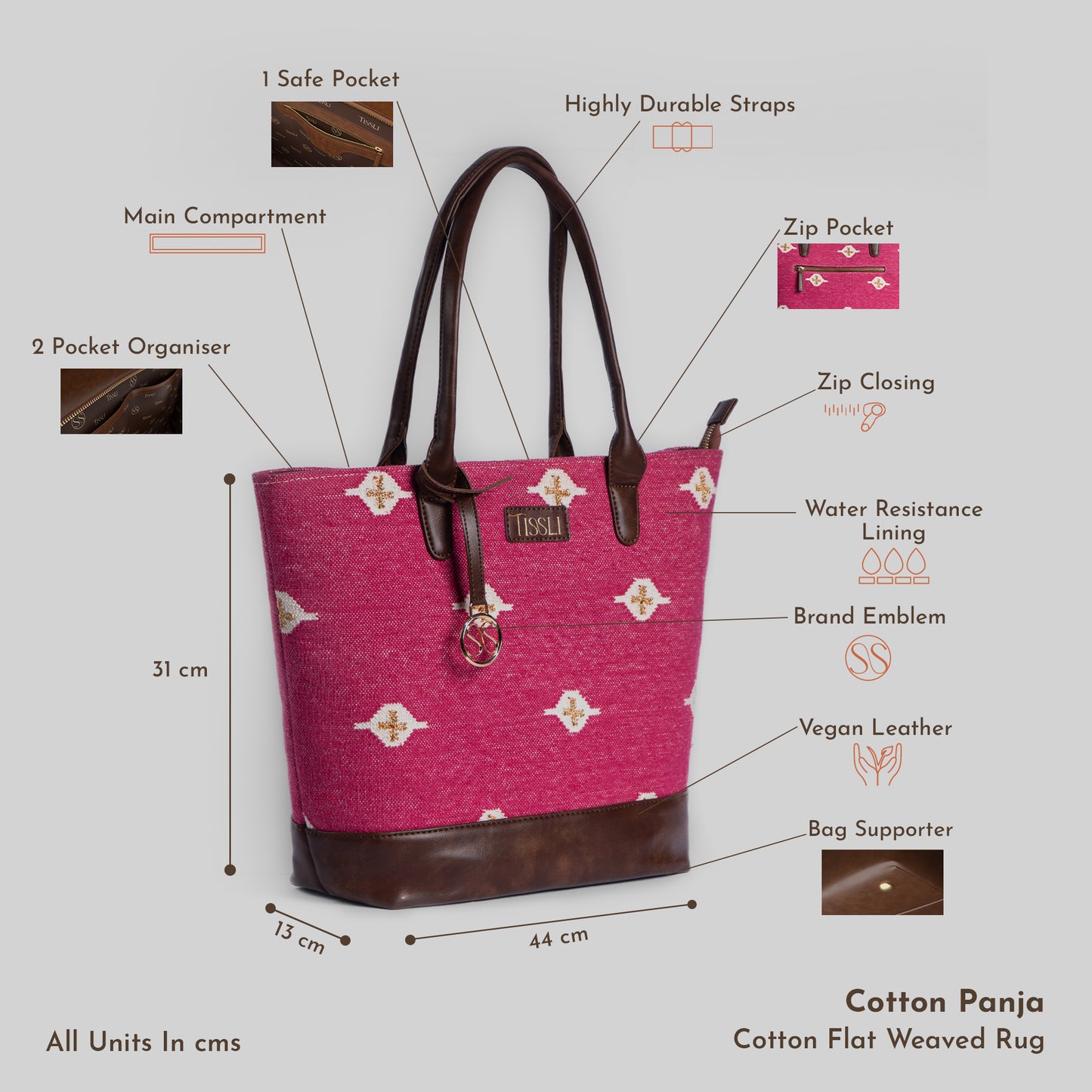 Fuchsia Fiesta Tote Bag