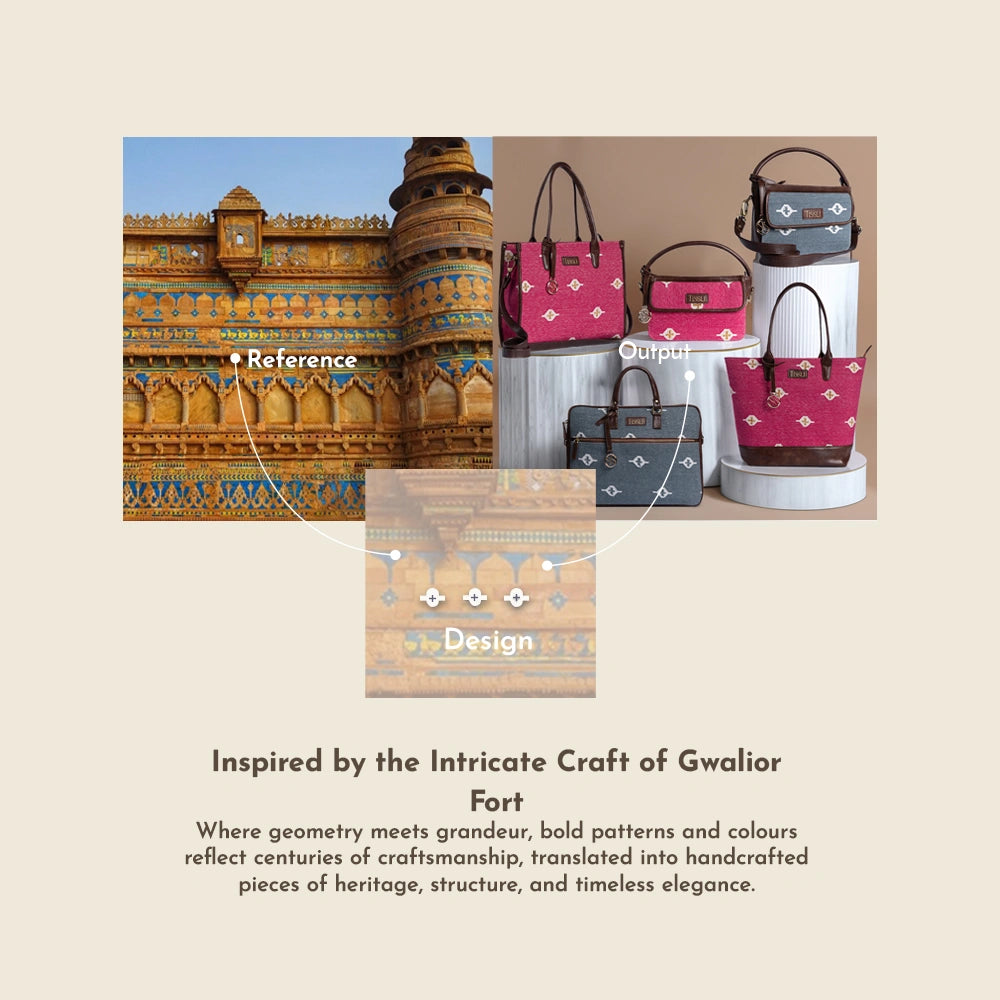 Fuchsia Fusion Tote – Handwoven Artisan Bag