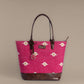 Fuchsia Fiesta Tote Bag | Handwoven bright pink design that adds a pop of color to your everyday style