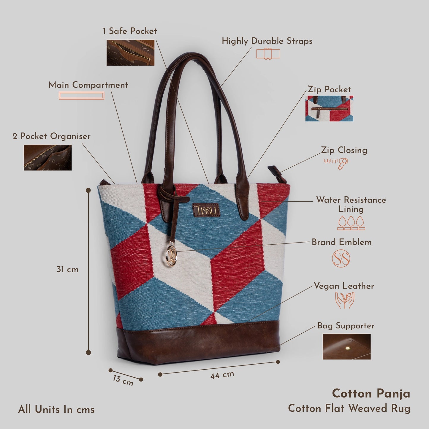 Iconic Cube Shoulder Bag – Handcrafted Chic