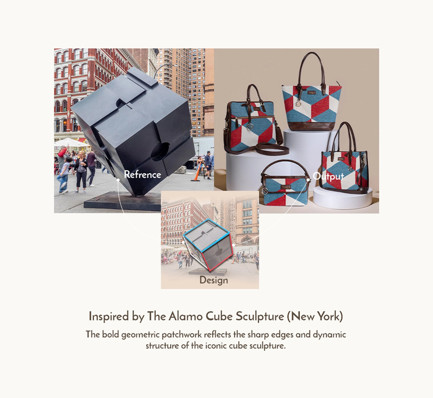 Iconic Cube Shoulder Bag – Handcrafted Chic