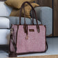 Vintage Wine Tote Bag | Handwoven textured design in rich wine tones for a sophisticated everyday look
