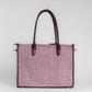 Vintage Wine Tote Bag | Handwoven textured design in rich wine tones for a sophisticated everyday look