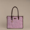 Vintage Wine Tote Bag | Handwoven textured design in rich wine tones for a sophisticated everyday look