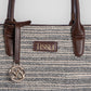 Handwoven Stripe Tote Bag