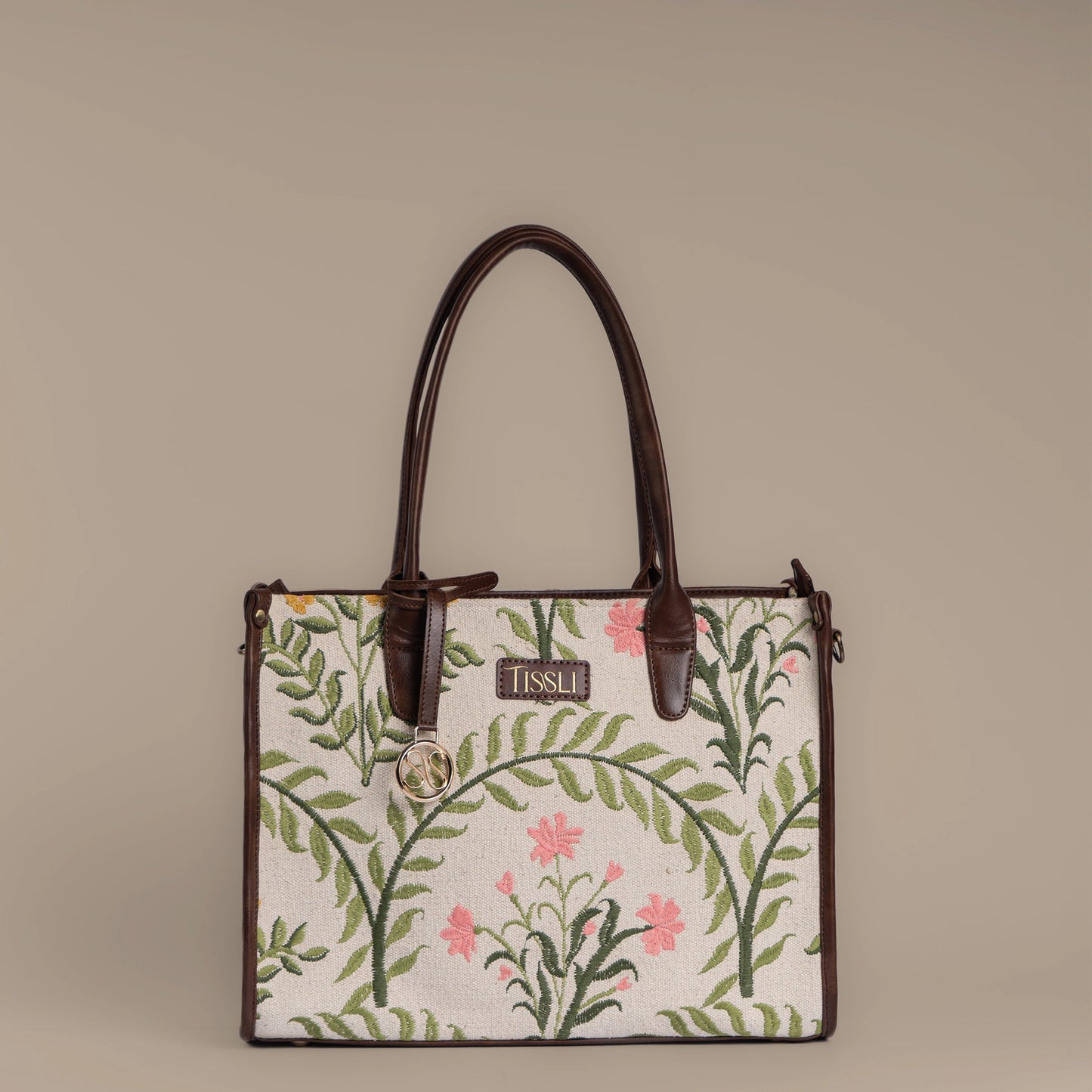 Gulzar Tote Bag | Handloom floral pattern that brings charm and grace to your everyday style