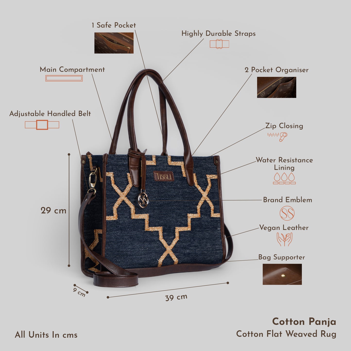 Celestial Lattice Tote Bag