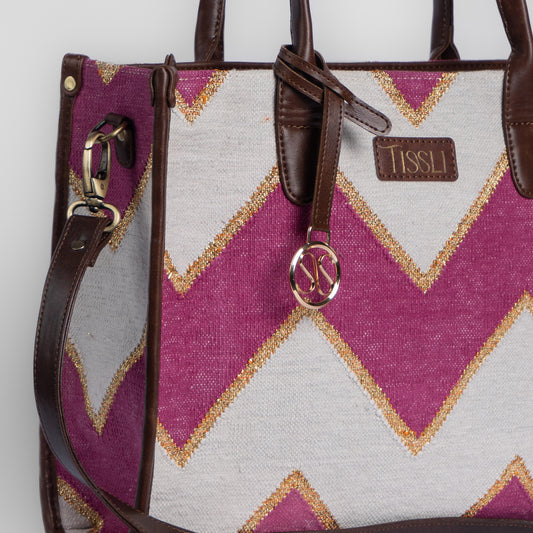 Fuchsia Fusion Tote Bag