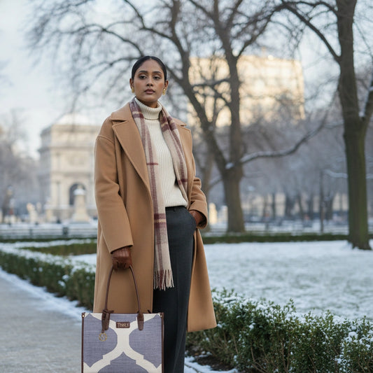 Wonder Domes Tote - Handwoven Work Bag
