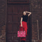 Fuchsia Grace Tote Bag | Handwoven textured design that adds color and confidence to your look